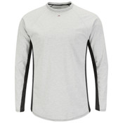 Two-Tone Base Layer with Long Sleeves in Gray
